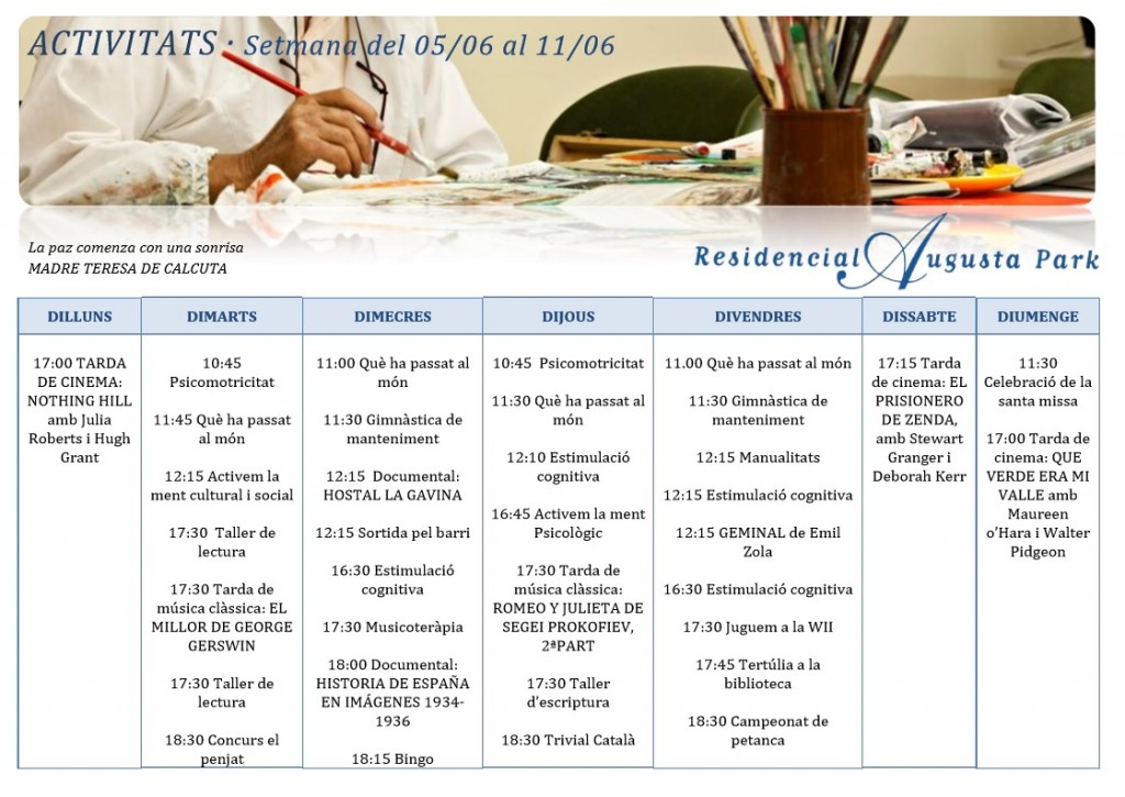 ACTIVITATS AUGUSTA 5-6